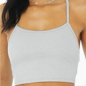 ALO Ribbed Crop Calm Tank